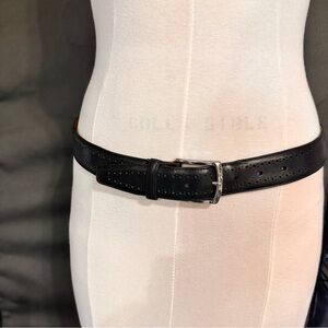 Allen Edmonds Leather Belt Size 44 Men's Dress Classic USA Made Vintage